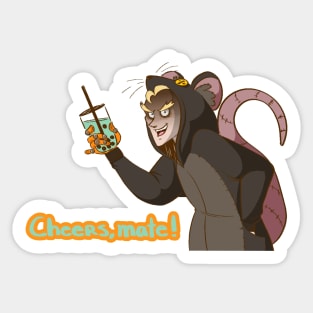 Cheers, mate! Sticker